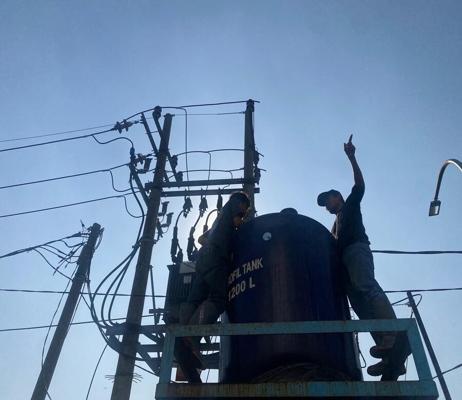 RPH Surabaya Penuhi Kebutuhan Air Bersih di Unit Tambak Osowilangun 50 Ribu Liter Per Hari 