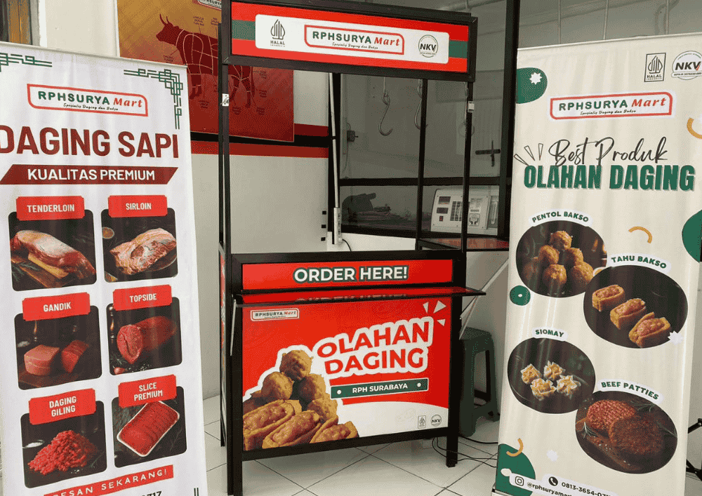 RPH Surabaya Buka Program Kemitraan Booth Olahan Daging, Modal Ringan dengan Keuntungan Menjanjikan